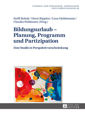 cover image of Bildungsurlaub – Planung, Programm und Partizipation